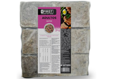 Alimento congelado para gatos